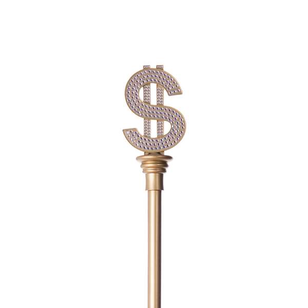My Other Me - Canné de déguisement avec symbole dollar, 112 cm, multicolore, langues multiples (français inclus) My Other Me - Canné de déguisement avec symbole dollar, 112 cm, multicolore, langues multiples (français inclus)