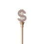 My Other Me - Canné de déguisement avec symbole dollar, 112 cm, multicolore, langues multiples (français inclus)