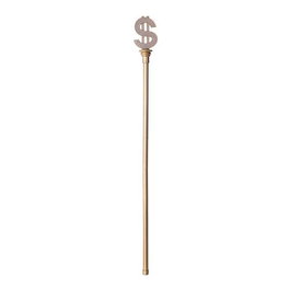 My Other Me - Canné de déguisement avec symbole dollar, 112 cm, multicolore, langues multiples (français inclus)