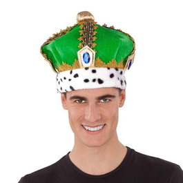 My Other Me Chapeau vert roi - Déguisement et accessoire taille M - Version multilingue (espagnol, anglais, français, italien, portugais, allemand)