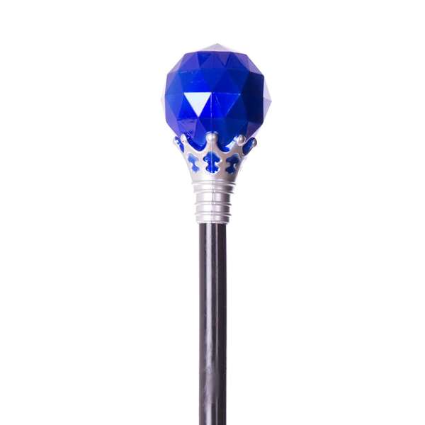 My Other Me Cetro real bleu 42 cm - Sceptre royal de jeu en français - 6 langues - Multicolor