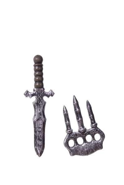 My Other Me - Conjunto de armas tenebrosas - Puñal et griffe - Ensemble d'armes en PVC pour cosplay et déguisement (33 x 10 cm et 20 x 13 cm) My Other Me - Conjunto de armas tenebrosas - Puñal et griffe - Ensemble d'armes en PVC pour cosplay et déguisement (33 x 10 cm et 20 x 13 cm)