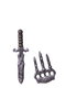 My Other Me - Conjunto de armas tenebrosas - Puñal et griffe - Ensemble d'armes en PVC pour cosplay et déguisement (33 x 10 cm et 20 x 13 cm)