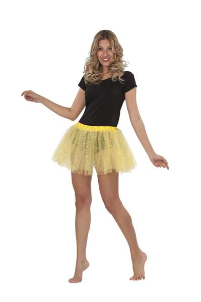 My Other Me - Tutu jaune à motifs étoiles - Costume de danse pour enfants - Taille S - Multicolore My Other Me - Tutu jaune à motifs étoiles - Costume de danse pour enfants - Taille S - Multicolore