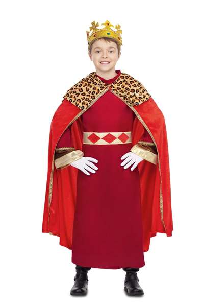 My Other Me Déguisement Roi Mage Rouge Taille 5-6 ans - Age minimal recommandé 3 ans