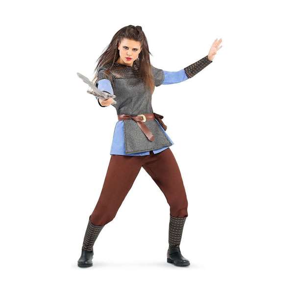 My Other Me Déguisement Reine Vikinga 5 Pièces Marron Taille S