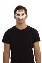 My Other Me - Masque 1/2 Visage Taille Unique - Blanc