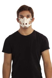 My Other Me - Demi-masque adulte taille unique M, blanc