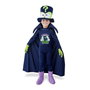 My Other Me - Déguisement Enigma avec chapeau, singe, cape, gants et couvre-chaussures pour enfant - Taille 4-5 ans