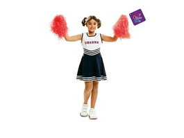 My Other Me Déguisement Pom-pom girl 5-6 Ans (Robe)