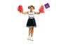 My Other Me Déguisement Pom-pom girl 5-6 Ans (Robe)