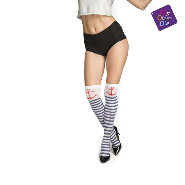 My Other Me Medias marinera - Chaussettes - Taille unique - Multicolore