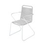 Chaise de jardin Antea 57 x 65,5 x 90 cm Corde Gris clair