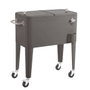 BigBuy Home Glacière Fresh Gris Métal 74 x 43 x 80 cm