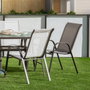Chaise de jardin Nerea 56 x 68 x 93 cm Marron Acier
