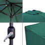 BigBuy Home Parasol Monty Aluminium Vert 270 cm