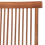 BigBuy Home Chaise de jardin Kayla Naturel bois de teck