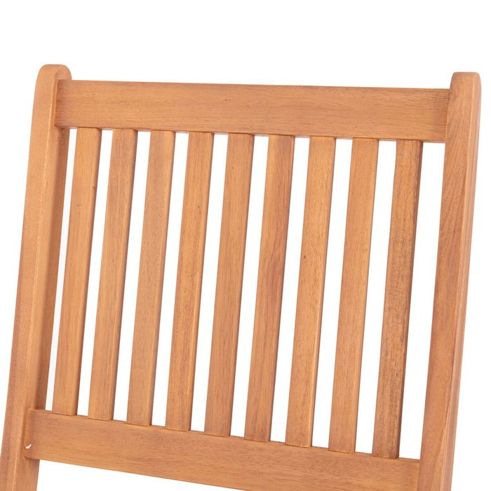 Chaise de jardin Kate 46 x 60 x 88,5 cm Naturel Bois d'acacia Chaise de jardin Kate 46 x 60 x 88,5 cm Naturel Bois d'acacia