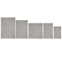 Tapis d’extérieur Quadro Gris