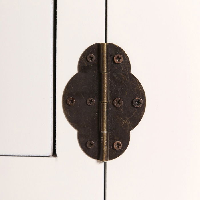 Buffet ORIENTE Blanc Doré Bois Fer Bois MDF 73 x 26 x 90 cm Buffet ORIENTE Blanc Doré Bois Fer Bois MDF 73 x 26 x 90 cm