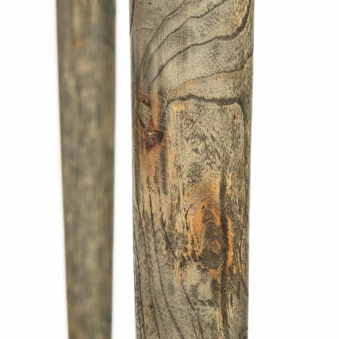 BigBuy Home Table d'appoint Naturel Gris Bois 60 x 60 x 90 cm