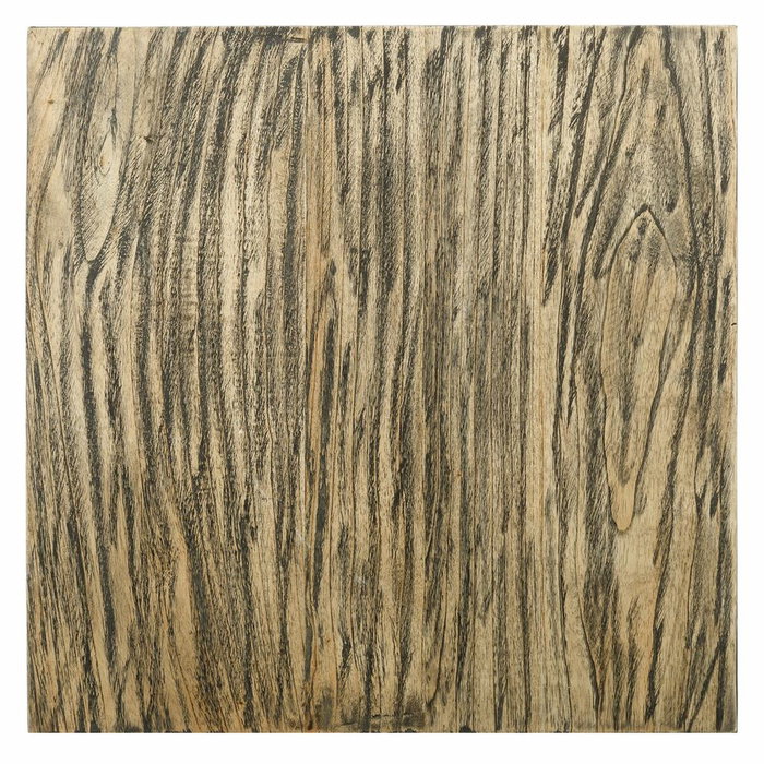 BigBuy Home Table d'appoint Naturel Gris Bois 60 x 60 x 90 cm