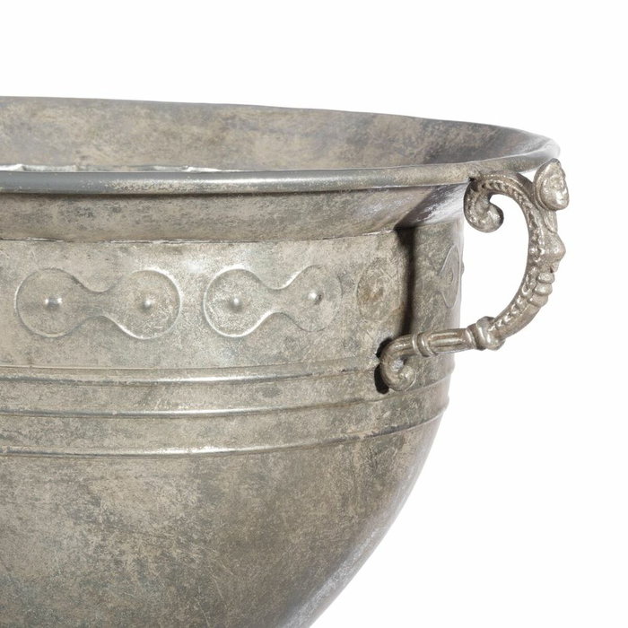 BigBuy Home Vase 61 x 51,5 x 77 cm Métal Argent BigBuy Home Vase 61 x 51,5 x 77 cm Métal Argent