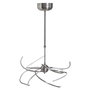 BigBuy Home Suspension 60 x 60 x 120 cm Métal Argent Moderne