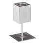 BigBuy Home Bougeoir Métal Argent 9 x 9 x 15 cm