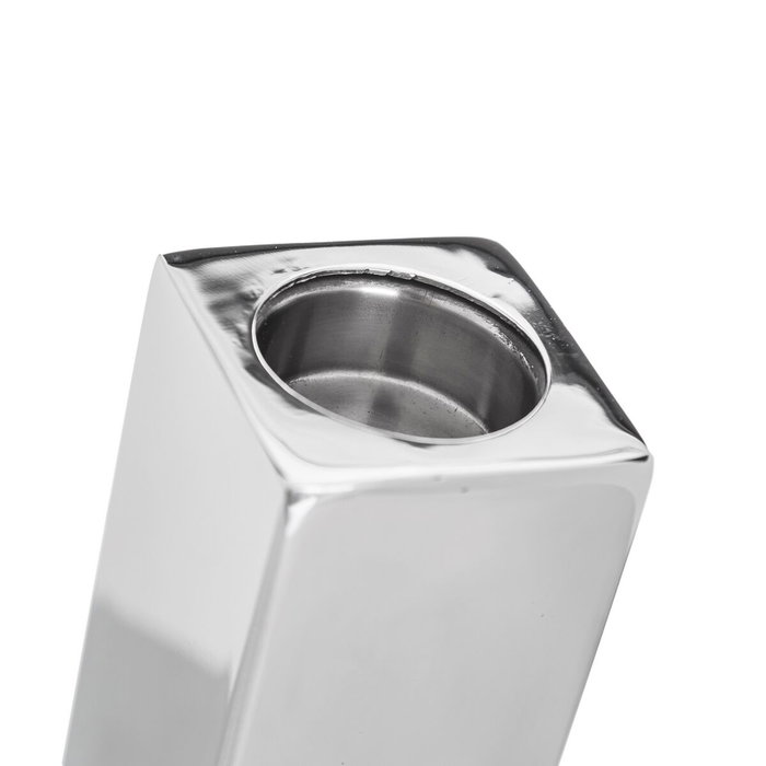 BigBuy Home Bougeoir Métal Argent 9 x 9 x 15 cm BigBuy Home Bougeoir Métal Argent 9 x 9 x 15 cm