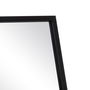 Miroir sur pied Noir Aluminium Verre 35 x 2,5 x 151 cm