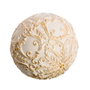 BigBuy Home Balles Décoration Doré Blanc 10 x 10 x 10 cm (8 Unités)