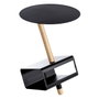 BigBuy Home Table d'appoint Naturel Noir Métal Bois