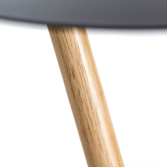 BigBuy Home Table d'appoint Naturel Noir Métal Bois BigBuy Home Table d'appoint Naturel Noir Métal Bois
