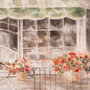 Toile Restaurant Ville 120 x 3 x 90 cm