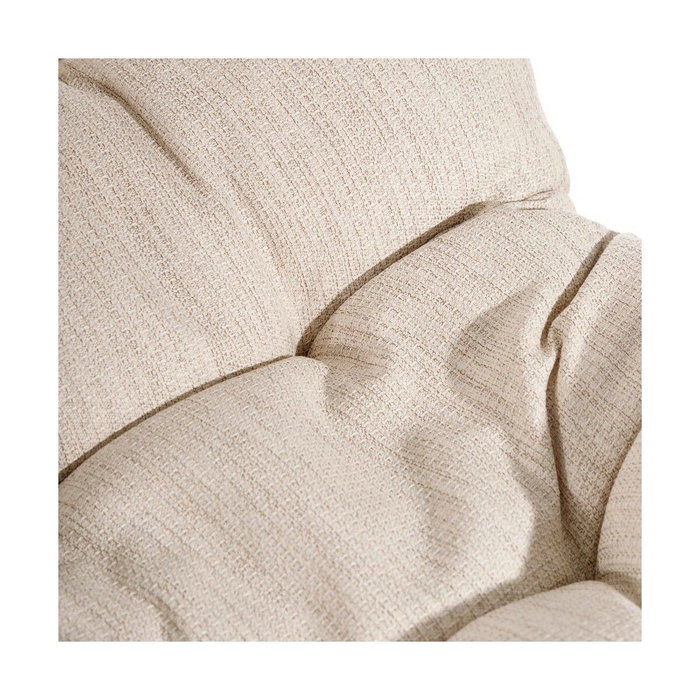 BigBuy Home Fauteuil en Fibre naturelle Noir et Naturel