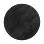 BigBuy Home Table d'appoint circulaire Noir Aluminium