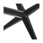 BigBuy Home Table d'appoint circulaire Noir Aluminium