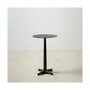 BigBuy Home Table d'appoint circulaire Noir Aluminium