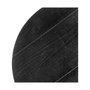 BigBuy Home Table d'appoint circulaire Noir Aluminium