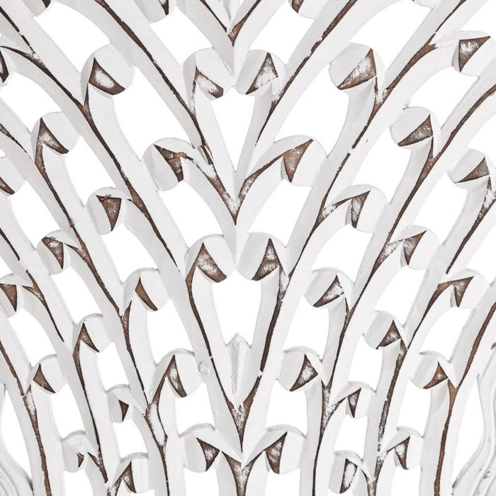 Miroir mural Blanc 90 x 1,5 x 90 cm