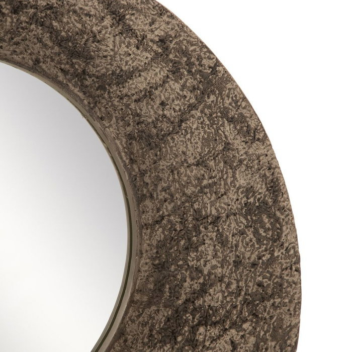 BigBuy Home Miroir mural Doré 91,4 x 2,5 x 91,4 cm