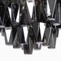 BigBuy Home Suspension Verre Métal Argent 58 x 58 x 44 cm