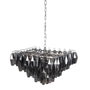 BigBuy Home Suspension Verre Métal Argent 58 x 58 x 44 cm