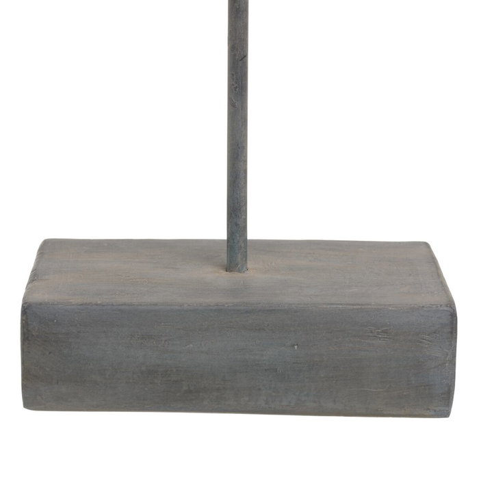 BigBuy Home Figurine Décorative Masque Gris 20 x 12 x 60 cm BigBuy Home Figurine Décorative Masque Gris 20 x 12 x 60 cm