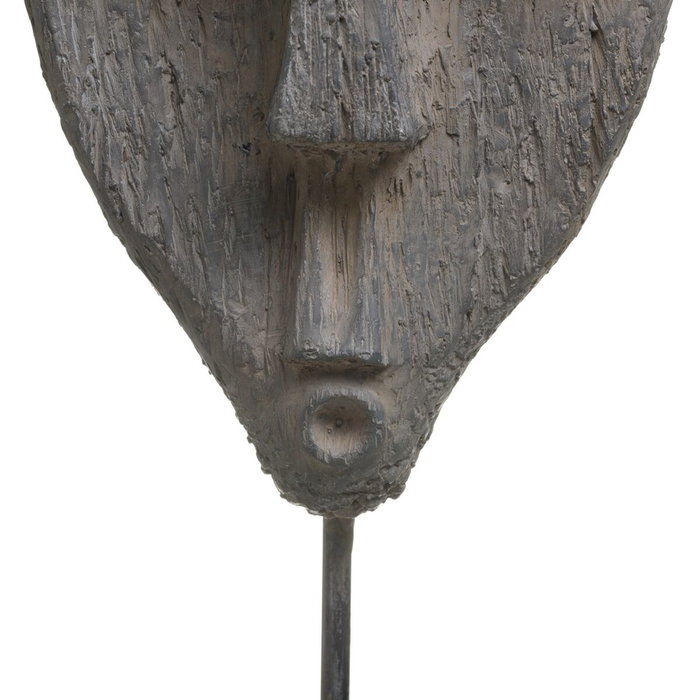 BigBuy Home Figurine Décorative Masque Gris BigBuy Home Figurine Décorative Masque Gris