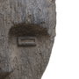 BigBuy Home Figurine Décorative Masque Gris