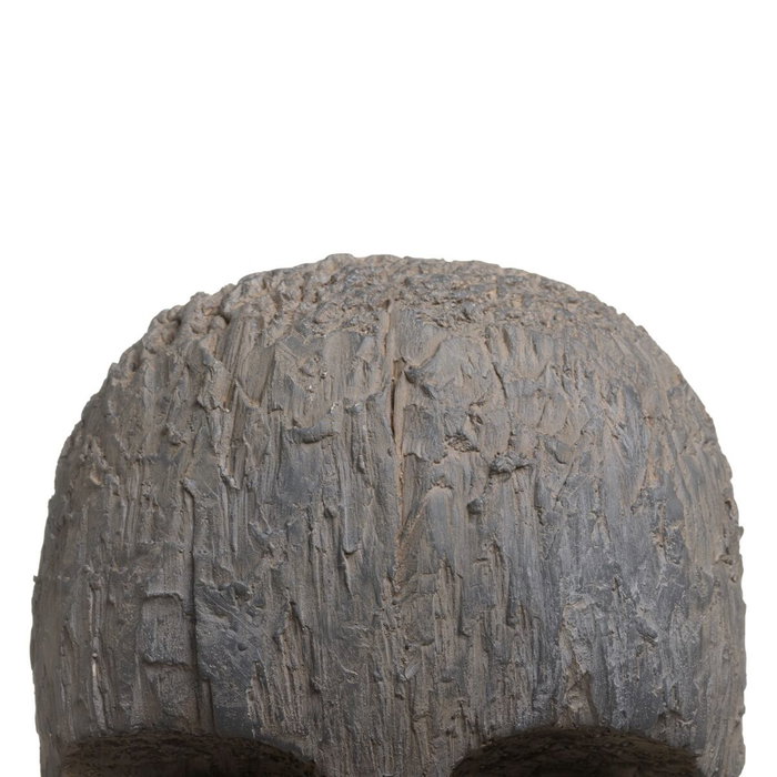 BigBuy Home Figurine Décorative Masque Gris BigBuy Home Figurine Décorative Masque Gris