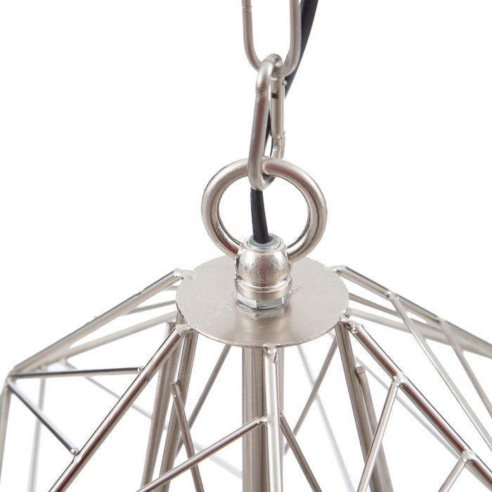 BigBuy Home Suspension Métal Argent 34 x 34 x 38 cm