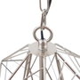 BigBuy Home Suspension Métal Argent 34 x 34 x 38 cm